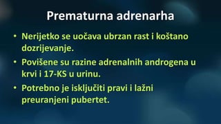 Pubertet Rast Preuranjeni pubertet | PPSX