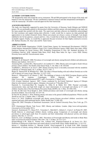 Prevalence and determinant factors of overweight and obesity among ...