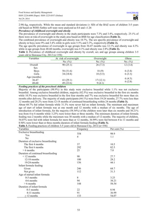 Prevalence and determinant factors of overweight and obesity among ...