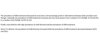 Prevalence and Treatment of Diarrhea Among Children in India.pptx
