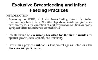 Prevalence of Exclusive Breastfeeding and Factors Influencing Infant ...