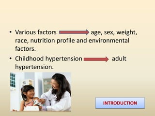 Prevalence of hypertension and its associated risk factors among school ...