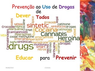 04/08/2014 1J.Gretzitz
Prevenção ao Uso de Drogas
de
Todos
Educar para
Dever
Prevenir
 