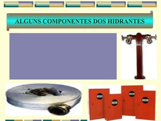 ALGUNS COMPONENTES DOS HIDRANTES 