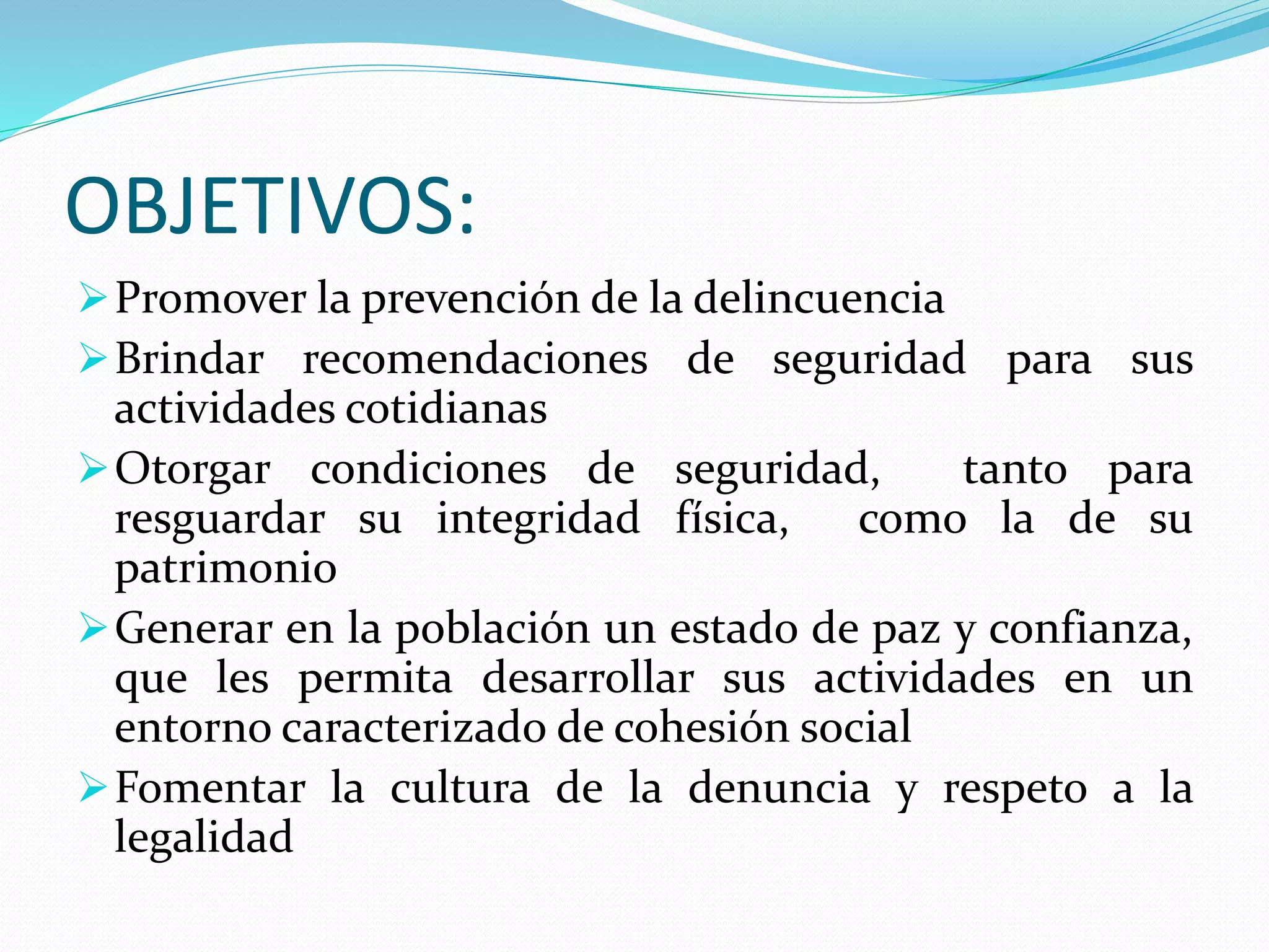 Consejos para prevenir el delito | PPSX