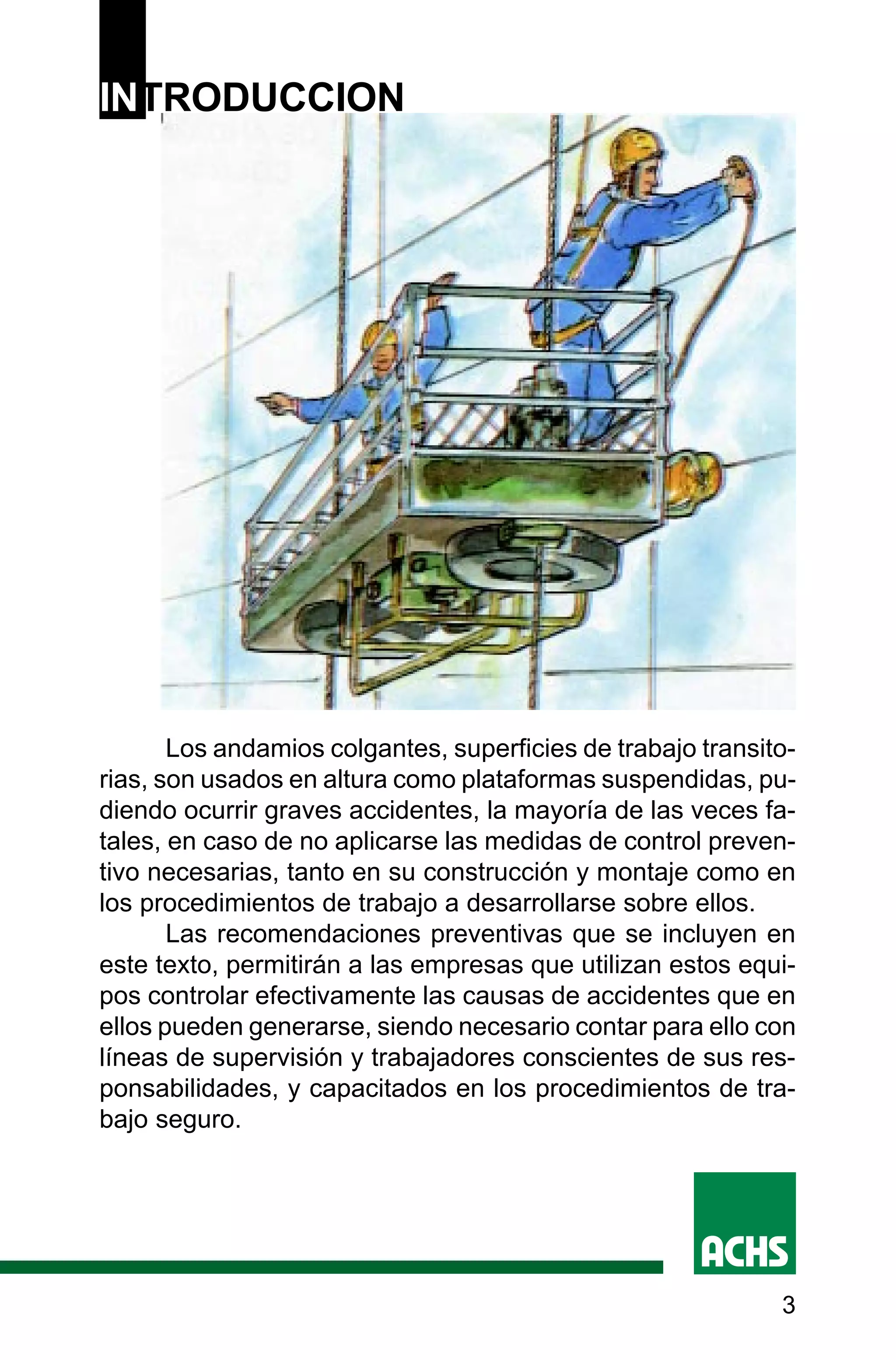 Prevenciòn de risgos el uso de andamios