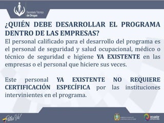 Prevención en el Ámbito Laboral - Consensuado SETED-MDT.ppt