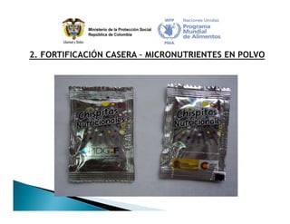 Estrategia Nacional para la Prevención y Control de las Deficiencias de Micronutrientes