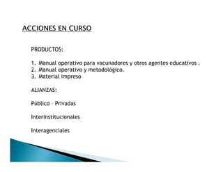 Estrategia Nacional para la Prevención y Control de las Deficiencias de Micronutrientes
