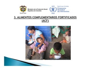 Estrategia Nacional para la Prevención y Control de las Deficiencias de Micronutrientes