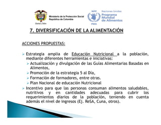 Estrategia Nacional para la Prevención y Control de las Deficiencias de Micronutrientes
