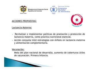 Estrategia Nacional para la Prevención y Control de las Deficiencias de Micronutrientes