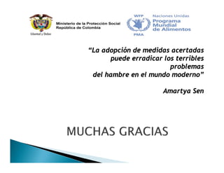 Estrategia Nacional para la Prevención y Control de las Deficiencias de Micronutrientes