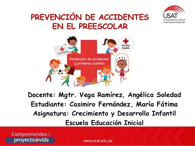 Prevención de accidentes en el preescolar