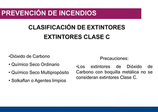 PREVENCION DE INCENDIOS CHARLA EDUCATUVA | PPTX