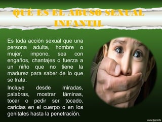 Prevencion del abuso sexual infantil 2015 | PPT