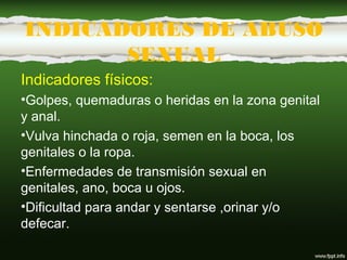 Prevencion del abuso sexual infantil 2015 | PPT