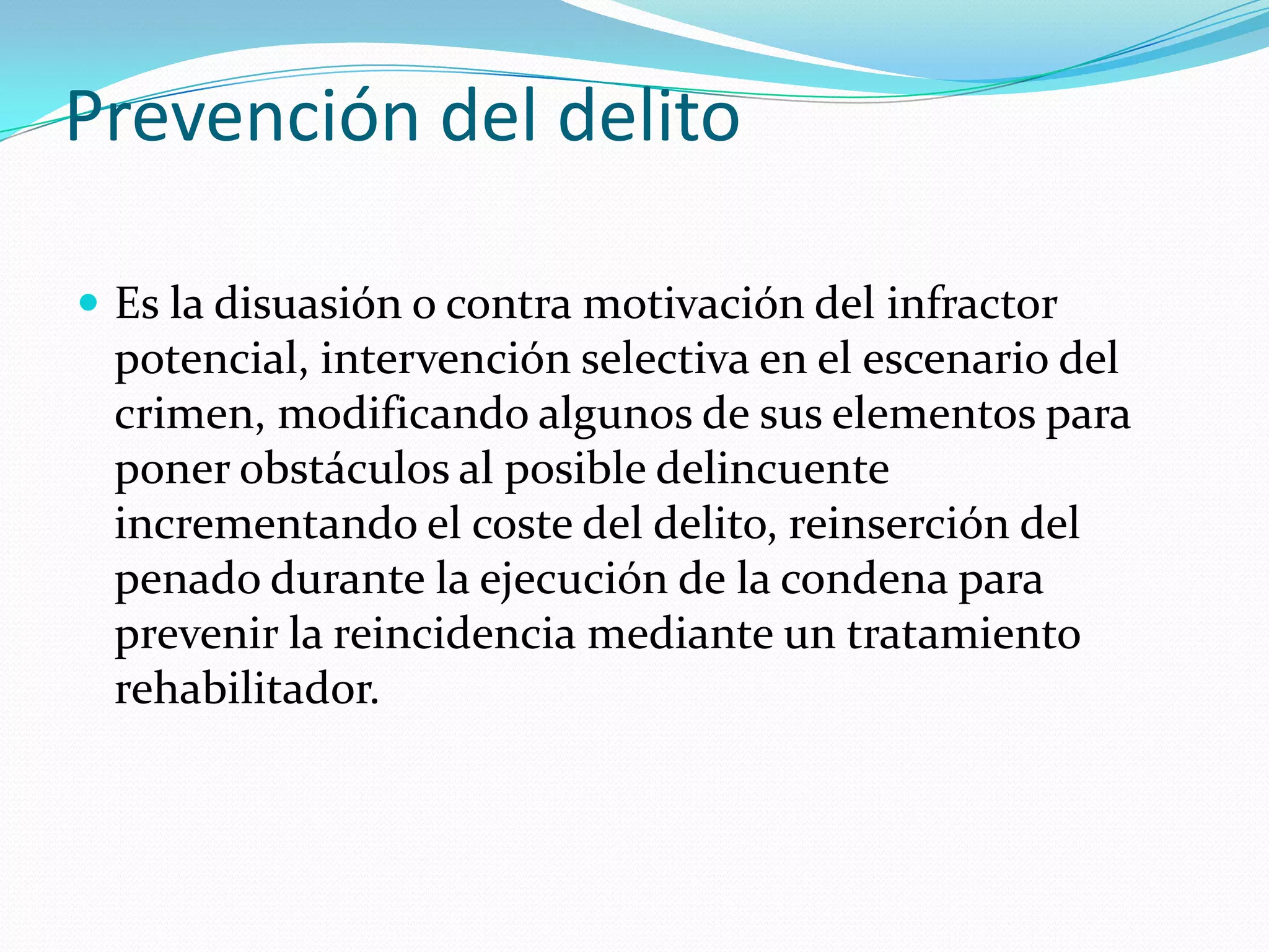 Prevencion del delito | PPTX