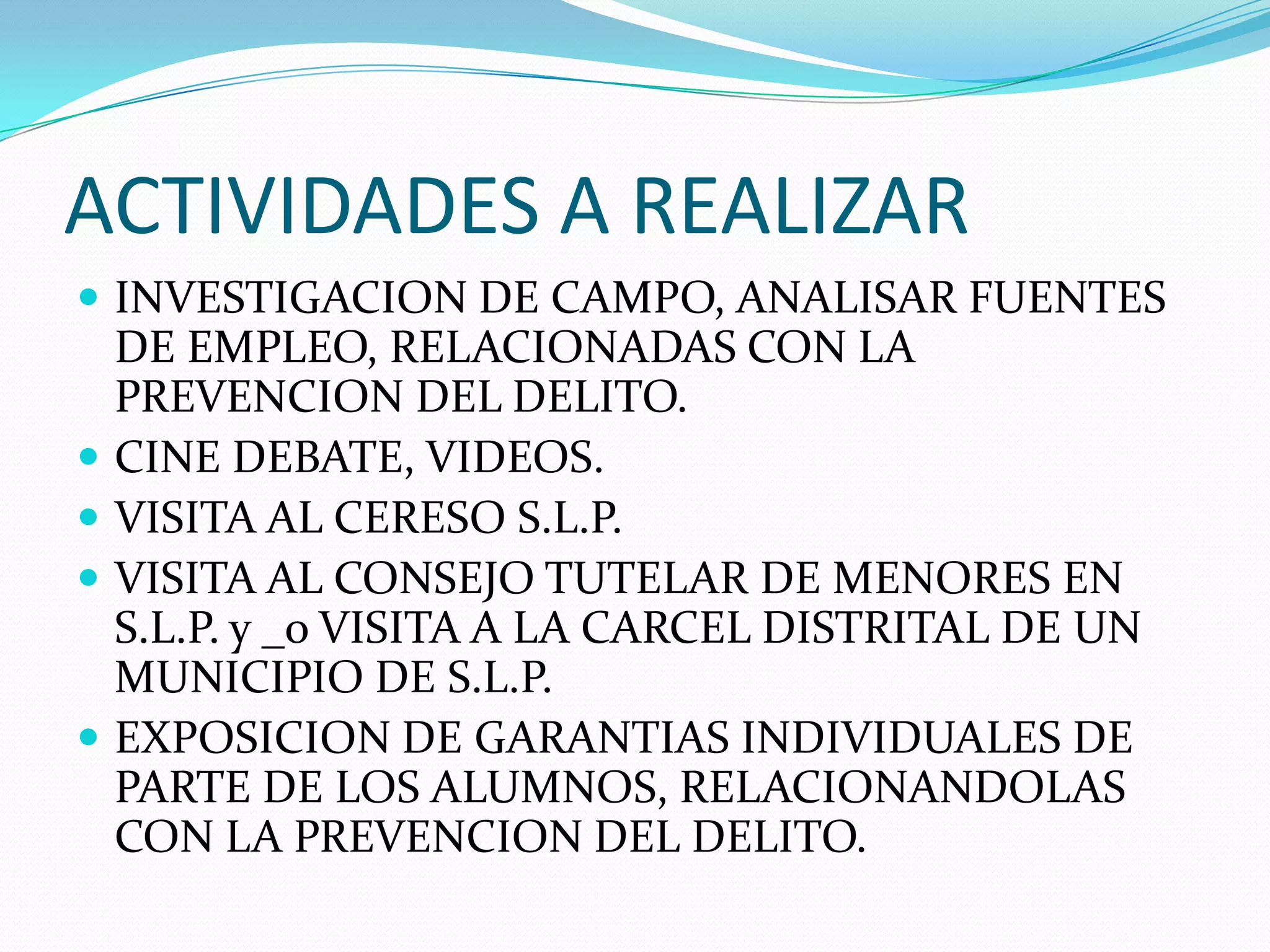 Prevencion del delito | PPTX