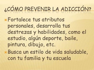 Prevencion del delito y las adicciones | PPTX