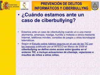 Prevencion de delitos tecnologicos y ciberbullying