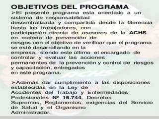 Prevencion de riesgo.