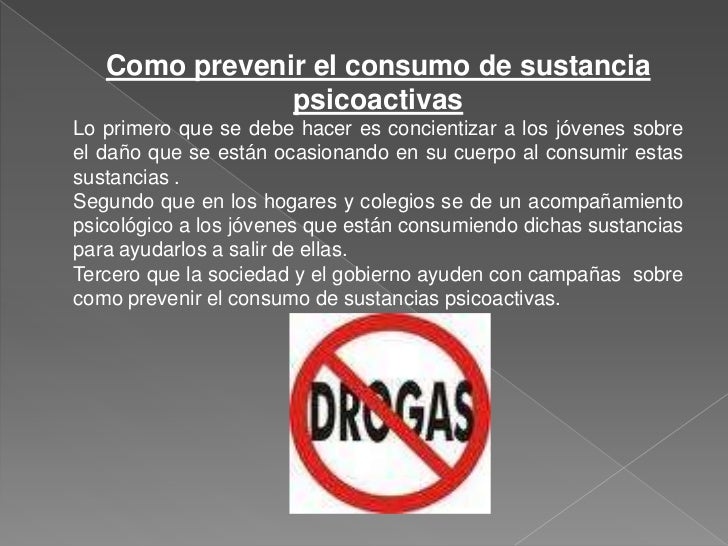 Prevencion de sustancias psicoactivas