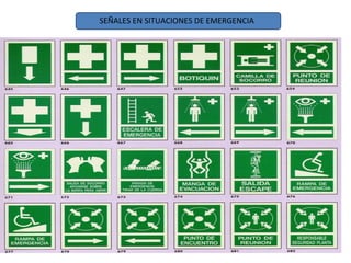 SEÑALES EN SITUACIONES DE EMERGENCIA
 