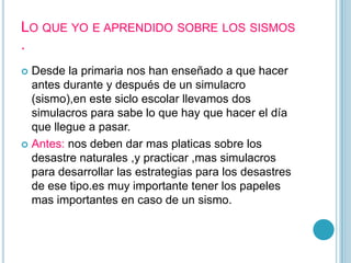 Prevencion sismica | PPTX