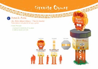 Circuito Osmar
3   Portal do Folião
    (Av. Reitor Miguel Calmon - Vale do Canela)
    Totem luminoso com painel de led (172 x 450cm)
    • Cotas Principais
      1 inserção de vinheta de 15” no painel
      a cada 30 minutos por cota
 