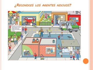 ¿RECONOCES LOS AGENTES NOCIVOS?
 