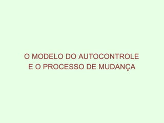 PREVENÇÃO DA RECAÍDA (Marlatt-Gordon-Ribeiro)