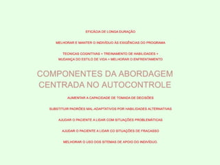 PREVENÇÃO DA RECAÍDA (Marlatt-Gordon-Ribeiro)