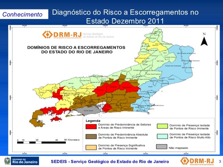 Prevenção de riscos geológicos e desastres naturais no estado do rio