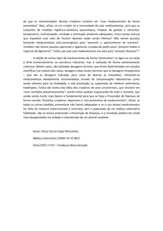 Prevenção de Doenças - www.criadornovageracao.blogspot.com