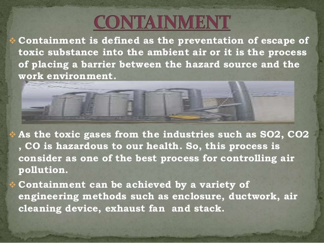 Preventation And Control Of Air Pollutioninal