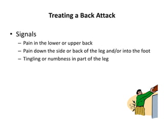 Prevent back pain at work | PPTX