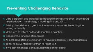 Session #44; Strategies for Preventing Problem Behavior | PDF