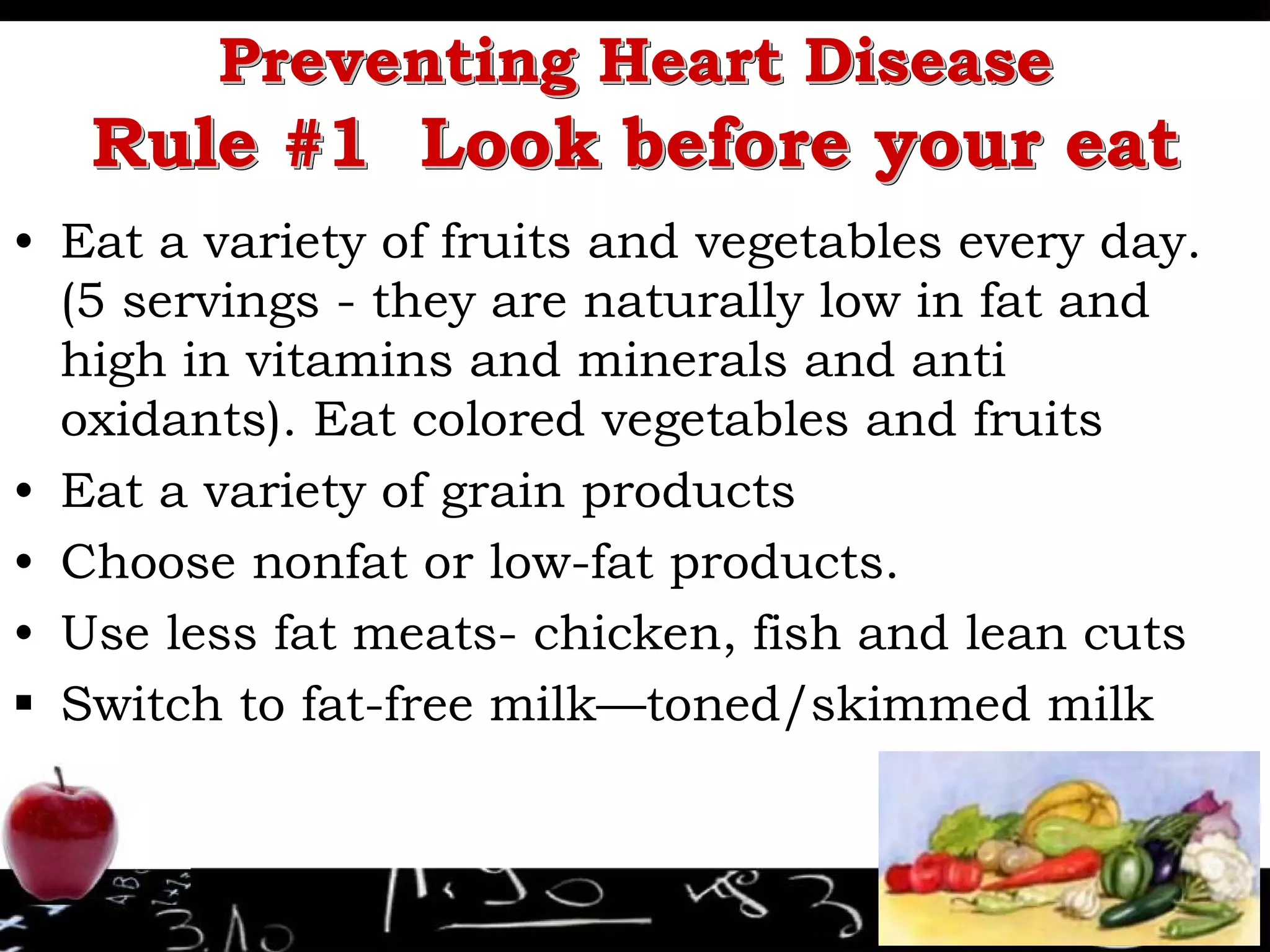 Preventing Heart Disease