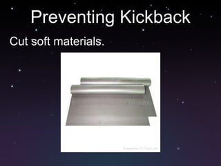 Preventing Kickback ,[object Object]