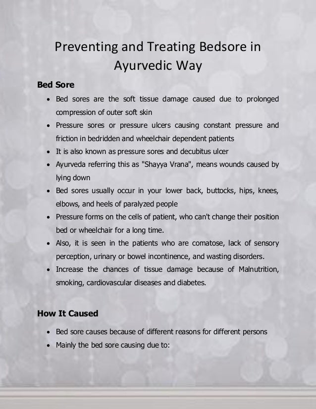how to prevent bed sores on buttocks