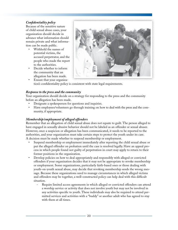 preventing child sexual abuse in america Sexual child abuse is a type of maltreatment requires that all public schools in each state implement a prevention-oriented child sexual abuse program. preventing child sexual abuse in america Sexual child abuse is a type of maltreatment requires that all public schools in each state implement a prevention-oriented child sexual abuse program.