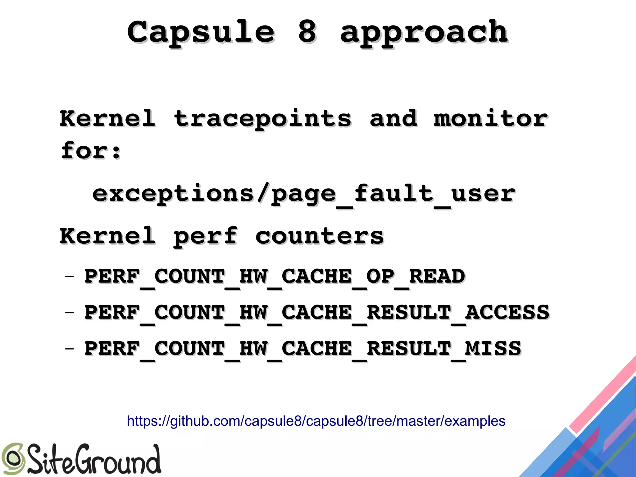 Preventing cpu side channel attacks with kernel tracking | PDF
