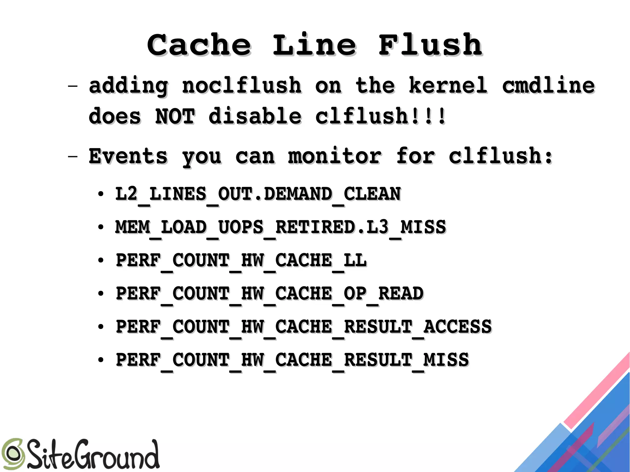 Preventing cpu side channel attacks with kernel tracking | PDF