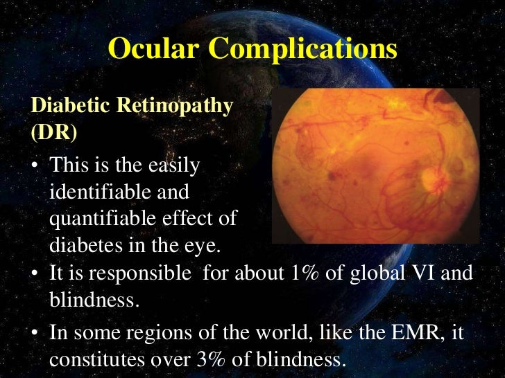 Prevention of Diabetes visual impairment and blindness