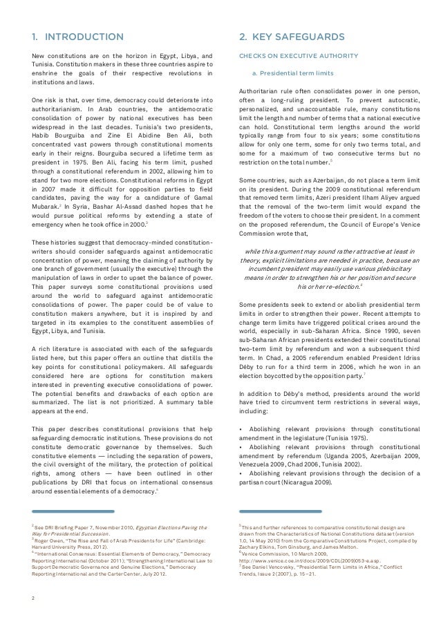 Preventing Dictatorship Constitutional Safeguards Against Antidemoc…