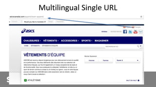 Multilingual Single URL
#SEJSummit
@motokohunt / @billhunt
 