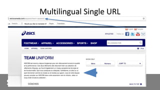 Multilingual Single URL
#SEJSummit
@motokohunt / @billhunt
 