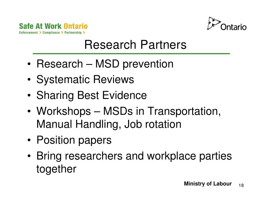 Musculoskeletal Hazards in the Workplace