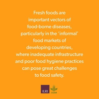 Preventing preventable diseases: a 12-slide primer on foodborne disease